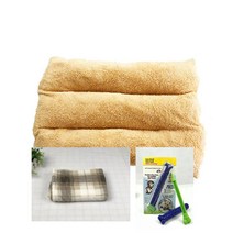 Z3JC 애완 동물 탈부착 세탁 가능 대중소형 보온 침대의 매트리스., Z3JC L호70*50cm, 카멜매트 + 치갈이봉 + 담요