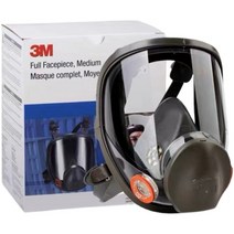 3M 6800 방독면 방진 방독 방연 화재 마스크 화생방 전면형, (6001 7점 패키지)