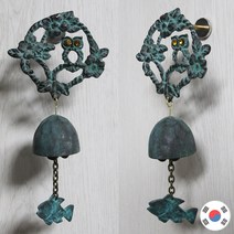 장미원 부엉이 청동주물 도어벨 1종 HDB-199, 단품