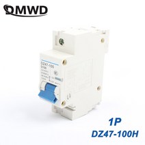 DZ47-100H 63A 80A 100A 1P AC 230V 400V 미니 회로 차단기 MCB 컷 아웃 스위치 쵸퍼, 01 63A