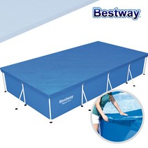 BW 58107 사각 기둥 풀장 덮개 410cm풀장덮개물풀장, 단품