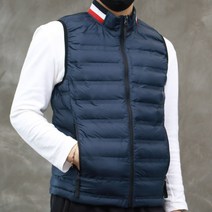 콘피아르 남성 카라배색 포인트 패딩 조끼 TC1703N