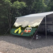 선라이즈 감성 사이드월 카라반 사이드월 어닝 사이드월, 3.5M (심지5mm)