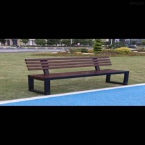 DIPYLON 방수목 야외벤치 공원정원 평벤치 의자 6종류, B