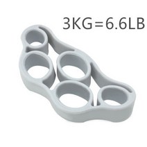 전완근 운동 무소음 강도조절 악력기 1pc 핑거 핸드 그립 3kg-5kg 실리콘 강도 트레이너 링 그리퍼 익스팬더 핑거 피트니스 트레이닝 파워 핸드 그립, 어번