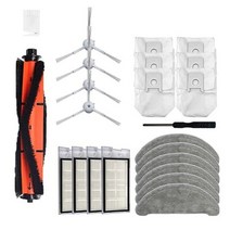 가성비청소기액세서리 for xiaomi roidmi eve plus 로봇식 진공 청소기 걸레 천 hepa 필터 브러시 먼지 가방 교체 예비 부품, 1-설정