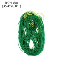 그물 농장 호환 원예 울타리 메쉬 0.9X1.8m/1.8X1.8m/1.8X2.7m/1.8X3.6m 정원 녹색 나일론 격자 지원 등반 콩 야채 식물 성장 1Pc, B01-1PCS