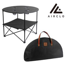 에어클로 접이식 캠핑테이블 블랙, 에어클로 캠핑테이블 블랙 1개