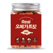 오담 강아지 리얼 오메가 트릿 연어 180g 산책간식 훈련간식