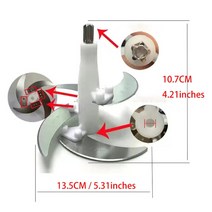 초고속블렌더 소형믹서기 진공블렌더 고기분쇄기범용 블레이드 20 가지 크기의 전기 고기 분쇄기 2L ~ 6L, 01 01