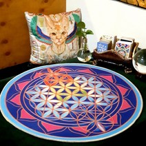 만다라 타로카드 스프레드천 러그 (차크라)