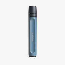 독일 직배송 하이킹 캠핑 여행 및 비상 사태 대비를 위한 구명 빨대 개인 정수 필터, 1 Pack- Peak Series, Mountain Blue