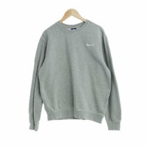 나이키스포츠 그레이 면혼방 스우시맨투맨 남자 M [110] 6147