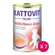 [도그씨] 카토빗 레날 드링킹 135ml x 7개 고양이요로결석 신장관리, 상세 설명 참조