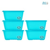 미라네주방 밀폐용기 김치통 반찬통 야채보관 대파보관 미라클통, 1세트, 미라네 세트 1800ml 5개