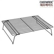 쉐프메이드 블랙 논스틱 접이식 식힘망 essential series