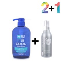 쿨 바디워시 가드름 클렌징 필링 젤 약산성 폼 여름, 쿨바디워시(파랑) 2개_사쿠라폼 1개, 본상품선택