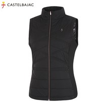 [까스텔바작] (여성)하이브리드 슬림 패딩 베스트_BG9FVT801_BK
