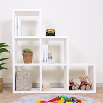 큐빅스 아기책장 변형 키즈 교구장, 큐빅스2 화이트