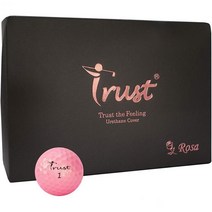 트러스트 로사 Trust Rosa 우레탄 커버 골프공 핑크 12구 1다스, Rosa-1DZ