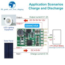 3.7V 4.2V 충전기 5V 6V 9V 12V 방전기 보드 DC 컨버터 부스트 모듈 Diy 태양열 모바일 전원 리튬 배터리, 04 12V