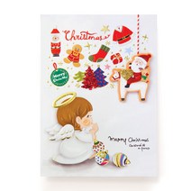천사 크리스마스카드 FS708201, 단품