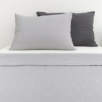 냉장고 인견 그레이 여름 이불 침구세트, (퀸)풀세트