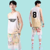 농구저지 농구 슈팅 져지 농구복 반티 농구복 남하 트레이닝 조끼 세트 빅사이즈 농구복 학생 맞춤 트렌드 농구복 복