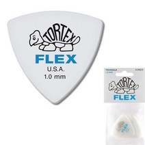 Dunlop TORTEX Triangle 기타피크 1.00mm 6P 456P1.0
