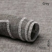 단색 배경 천 사진 제한 리넨 직물 빈티지 소품 45x50mm, Grey, Grey