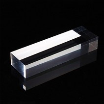 사각 투명 아크릴판 받침대 촬영소품 카페 장식품, 아크릴막대10X3cm20T