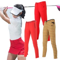 나나골프 티엔디골프 여성 스판 스트라이프 5부바지 APYE8143S0