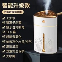 공기청정기 가습기 침실 에어컨 대형 가정용 무음 대용량, 화이트 업그레이드 + 어댑터