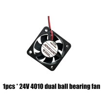 3D 프린터 4010 팬 12v ender 3 40mm 2 핀 오일 듀얼 볼 베어링 쿨러 냉각 프린터 부품, 03 24Vdual ball bearing