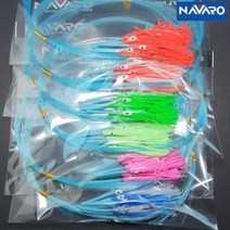 나바로 갈치바늘 2호 3호 꼴뚜기바늘 갈치채비 갈치기둥줄 갈치선상낚시, 야광2호, 1개