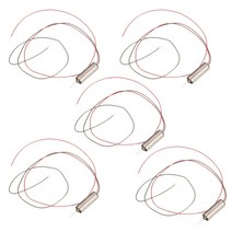 shangren 5pcs 미니 진동 모터 코어리스 마이크로 진동 모터 RC 자동차 항공기, 4x12mm, 실버, 플라스틱