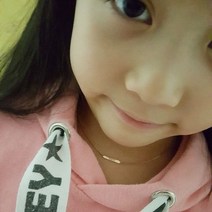 예뻐지는주얼리 미니 스틱 각인 일체형 커플 체인 14K 목걸이
