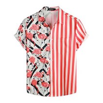 하와이안 셔츠 꽃무늬 괌 바캉스 해외여행지 남자친구 루즈핏 편한 얇은 시밀러룩