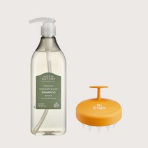 닥터올가 비건 로즈마리 민트 천연 샴푸 500ml + 샴푸 브러쉬 세트