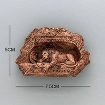 오스카 마그네틱 냉장고 3d 냉장고 자석 할리우드 미국 핀란드 크라운 이집트 파라오 잘츠부르크 사자 관광 기념품 마그네틱, Lucerne lion