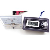 영어 버전 4-20mA 신호 발생기 + 30mA 포인터 유형 am 전류 변환기 부하 테스터 PLC 계기 LCD 2 선 출력, 한개옵션0