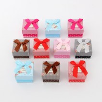 반지 귀걸이 목걸이 미니 선물상자 10p