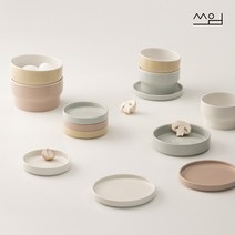 마이 1인 식기 세트 (혼밥용) 5P, 크림화이트
