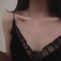 틈새 디자인 복고풍 양면 실버 목걸이 여성 스웨터 체인