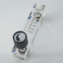 0.1-25LPM 맞는 튜브 O.D 6mm N2 질소 유량계 로타미터 밸브 LZM-6T, 03 0.15-1.5 LPM