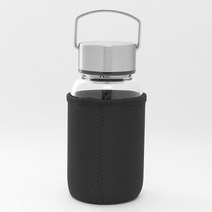 SH 내열 유리 휴대용 손잡이 텀블러 대용량 1리터 물병, 600ml