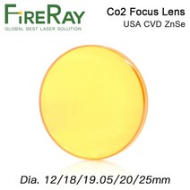 FireRay Focus Lens USA CVD ZnSe Dia 12 15 18 20, 25mm, 127mm