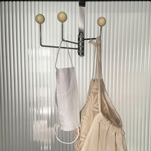 수아레뜨 빈티지 행잉 후크랙 3ball 도어후크 문옷걸이 문걸이, 화이트