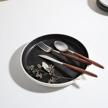 리빙라이크 벨류세라믹 디니스 월넛 우드 커트러리, 디너나이프