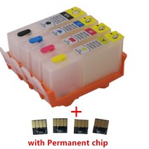 HP OfficeJet pro 902 903 904 905 6950 6951 용 칩 포함 리필 잉크 카트리지 6954 6956 6960 6970 6961 6964 6975 6976, 한개옵션1, 04 FOR 905